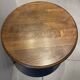 Table ronde table basse guéridon en bois vintage