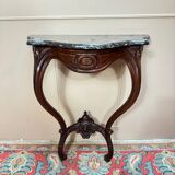 Console En Acajou D’époque Napoléon III XIX Eme Siècle