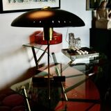 VINTAGE “Z” LAMP IN BRASS AND LACQUERED STEEL BY LOUIS KALFF 1960