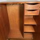 Armoire Batchelor en teck rétro vintage du milieu du siècle, plan G – Quadrille 1960