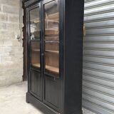 Lacquered oak bookcase 1860