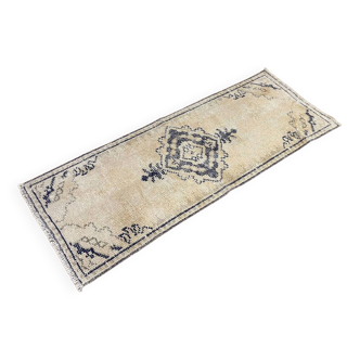 Handmade Beige Doormat Rug