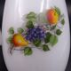 Pitcher or broc in opaline Arcopal fruit décor 1970