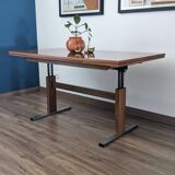 Vintage height-adjustable coffee table