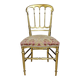 Chaise de théâtre Napoléon III en bois doré