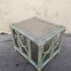 Small bamboo side table