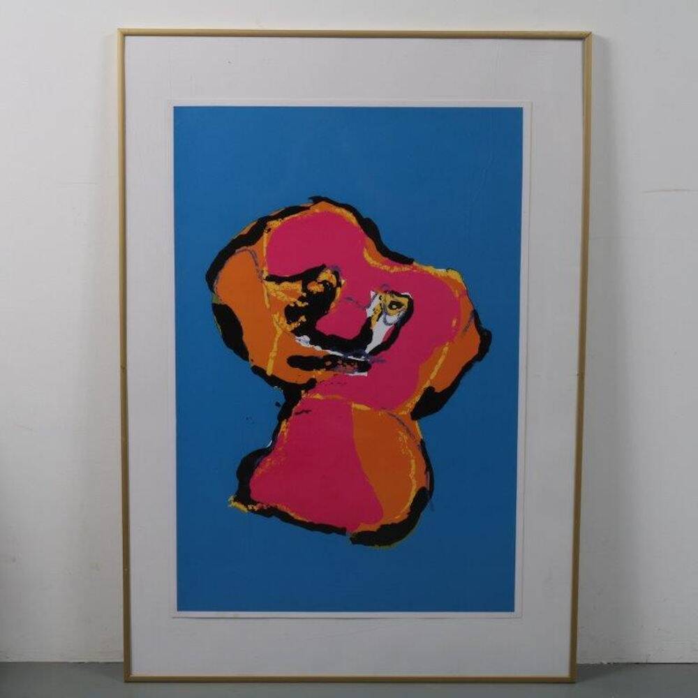 Sérigraphie Karel Appel « Animal » des années 1970 en provenance des Pays-Bas