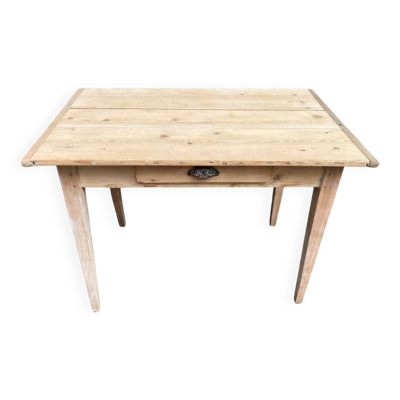 Table de ferme en bois massif du XIXème