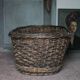 XXL woven basket antique, wicker basket, storage, baker's tool