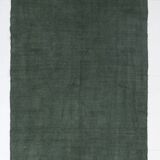 5x7 Green Turkish Kilim Rug, 142x229Cm
