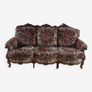 3-seater Louis XV style sofa