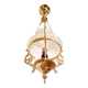 Neo-Louis XV style chandelier - Brass and blown glass