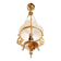 Neo-Louis XV style chandelier - Brass and blown glass