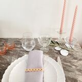 Set of 6 glasses in Champagne