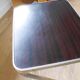 Tablette de style industriel en acier et plateau bois