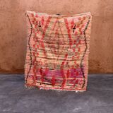 Pink Boujad Moroccan rug - 171 x 147 cm