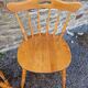 Paire de chaises en bois massif 1963 par Nesto Suède