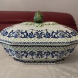 Vegetable tree with earthenware top from Giens, Rouen décor