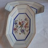 Set of 2 octagonal dishes