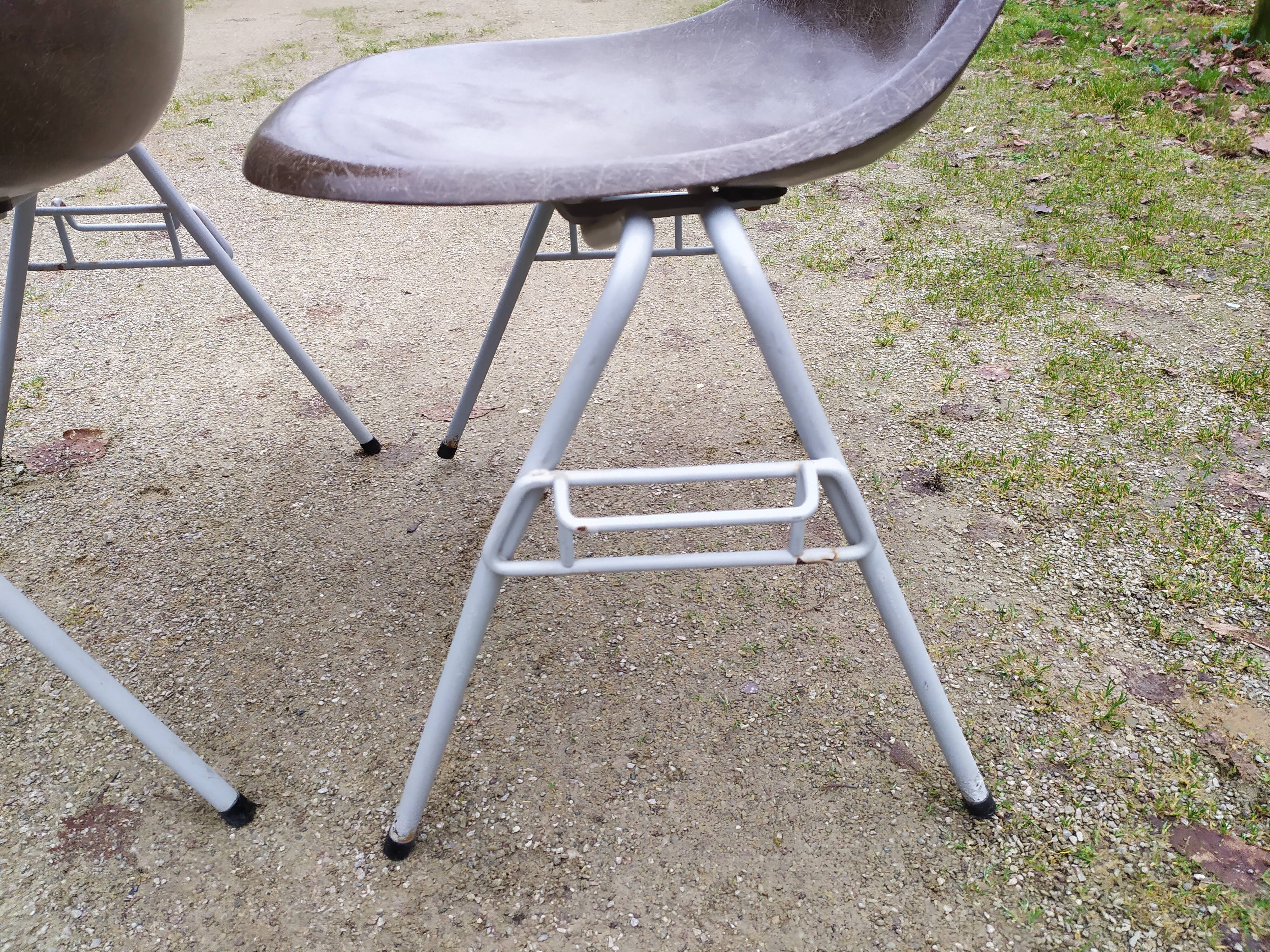 Charles and Ray Eames DSS chairs, Herman Miller, 50s-60s