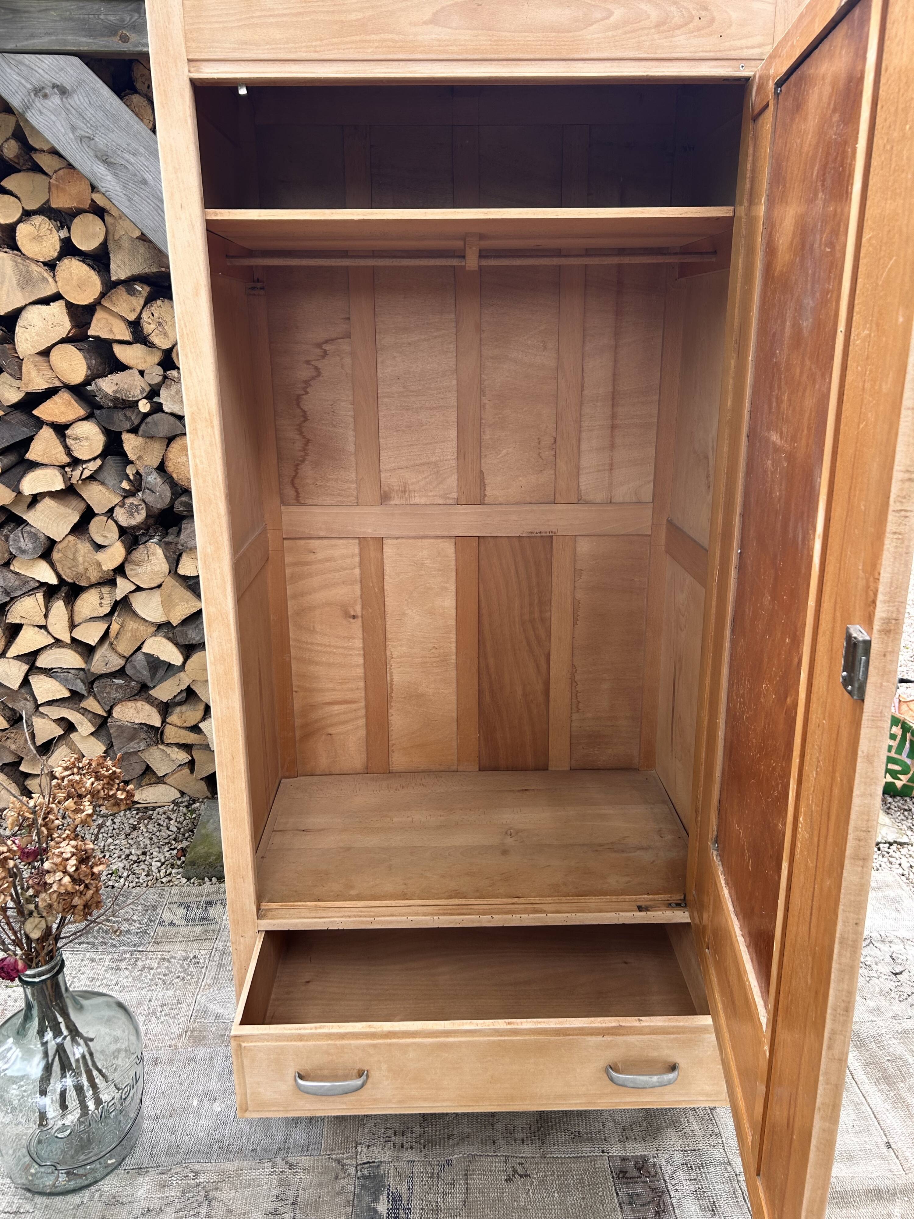 Renovated wooden wardrobe