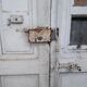 Old entrance door