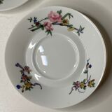 Set of 5 espresso coffee cups in Limoges Haviland porcelain