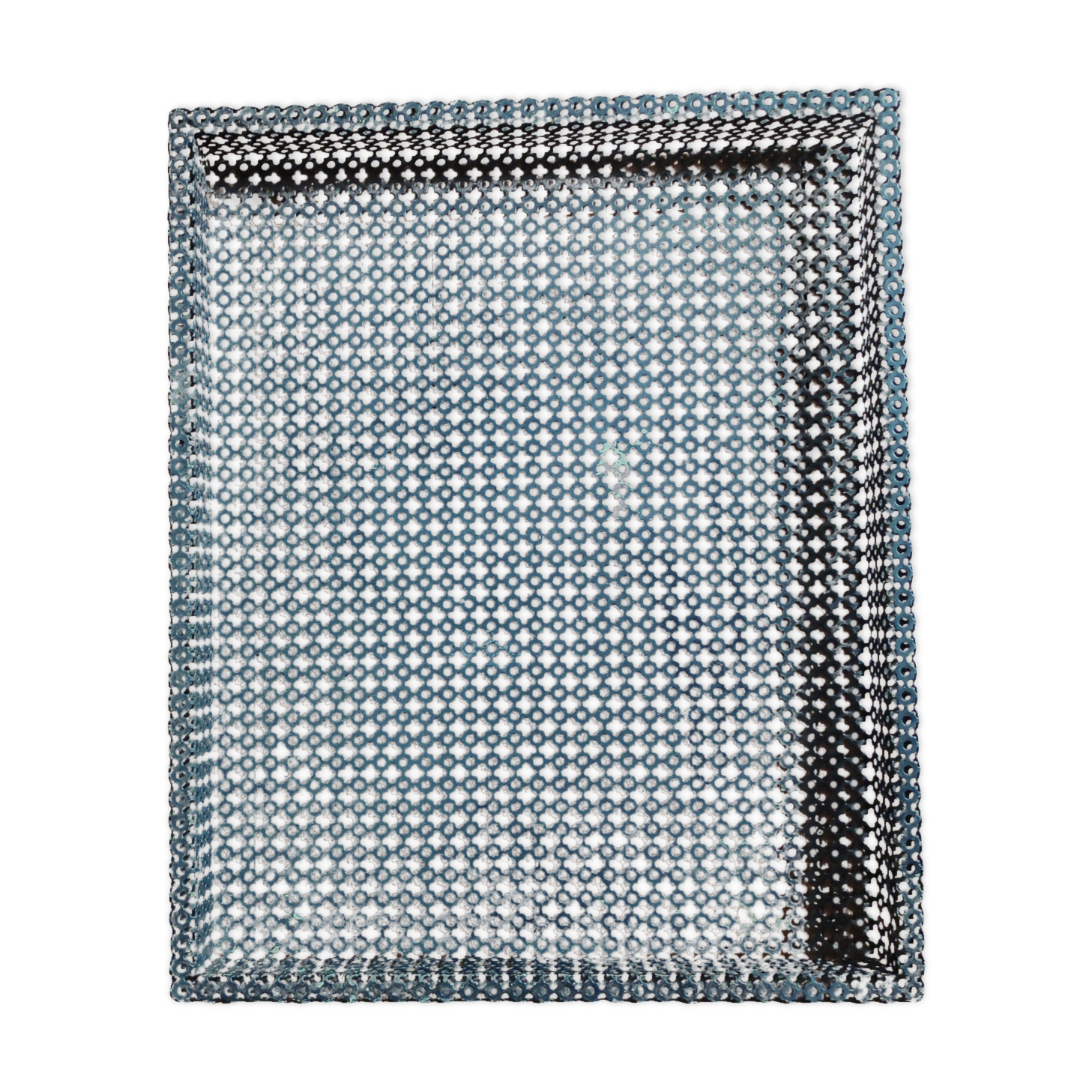 Vintage top in perforated metal