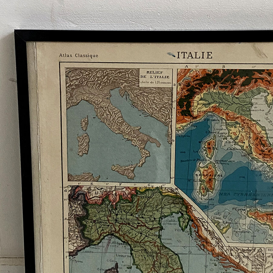 Map Italy 1930