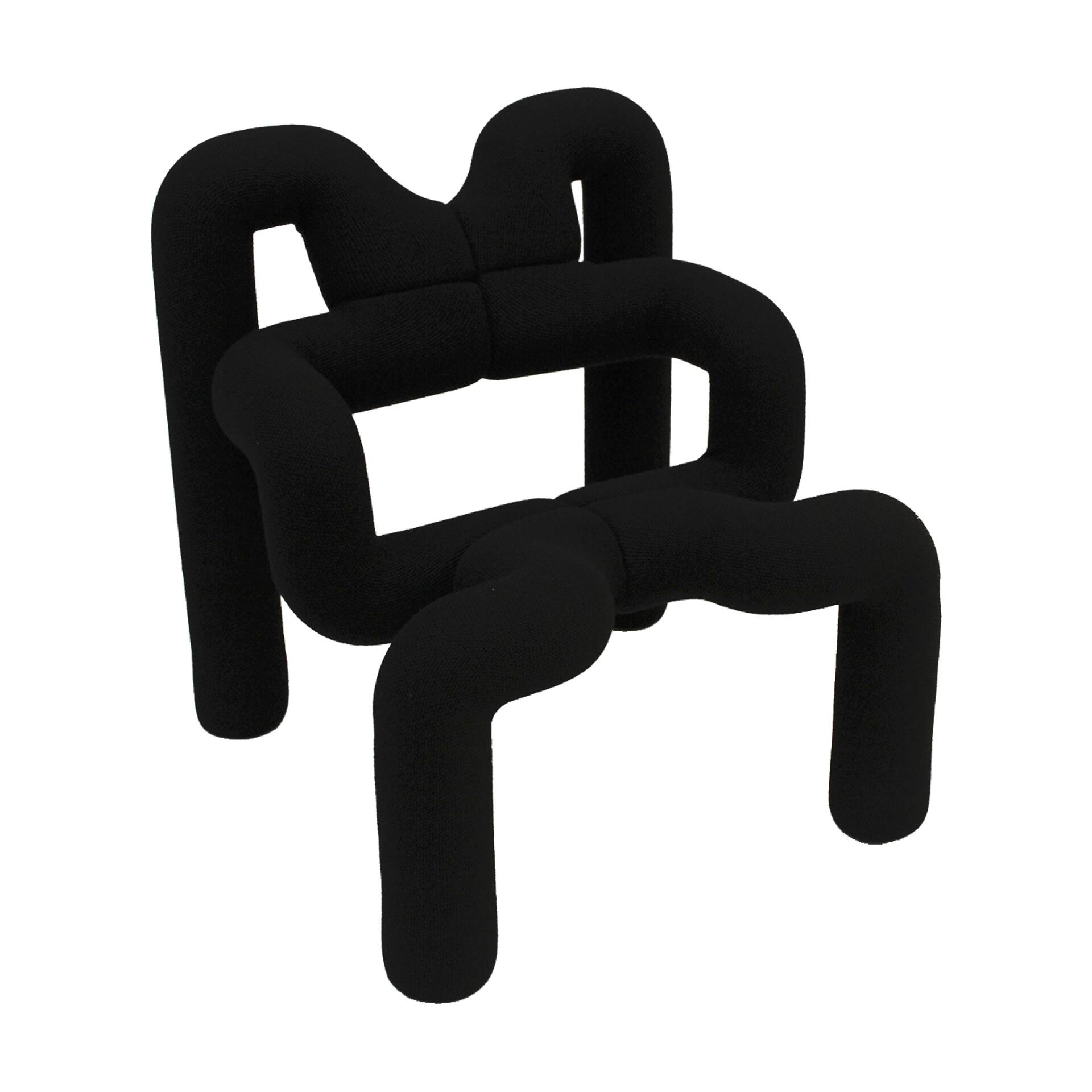 Contemporary Pair of Armchairs Mod Ekstrem Designed by Terje Ekstrom