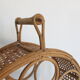 Wicker and rattan bottle holder