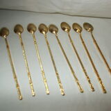 Set of 8 long cocktail spoons