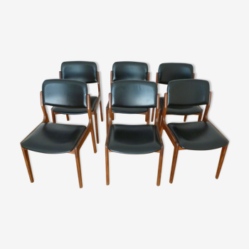 Set de 6 chaises scandinaves