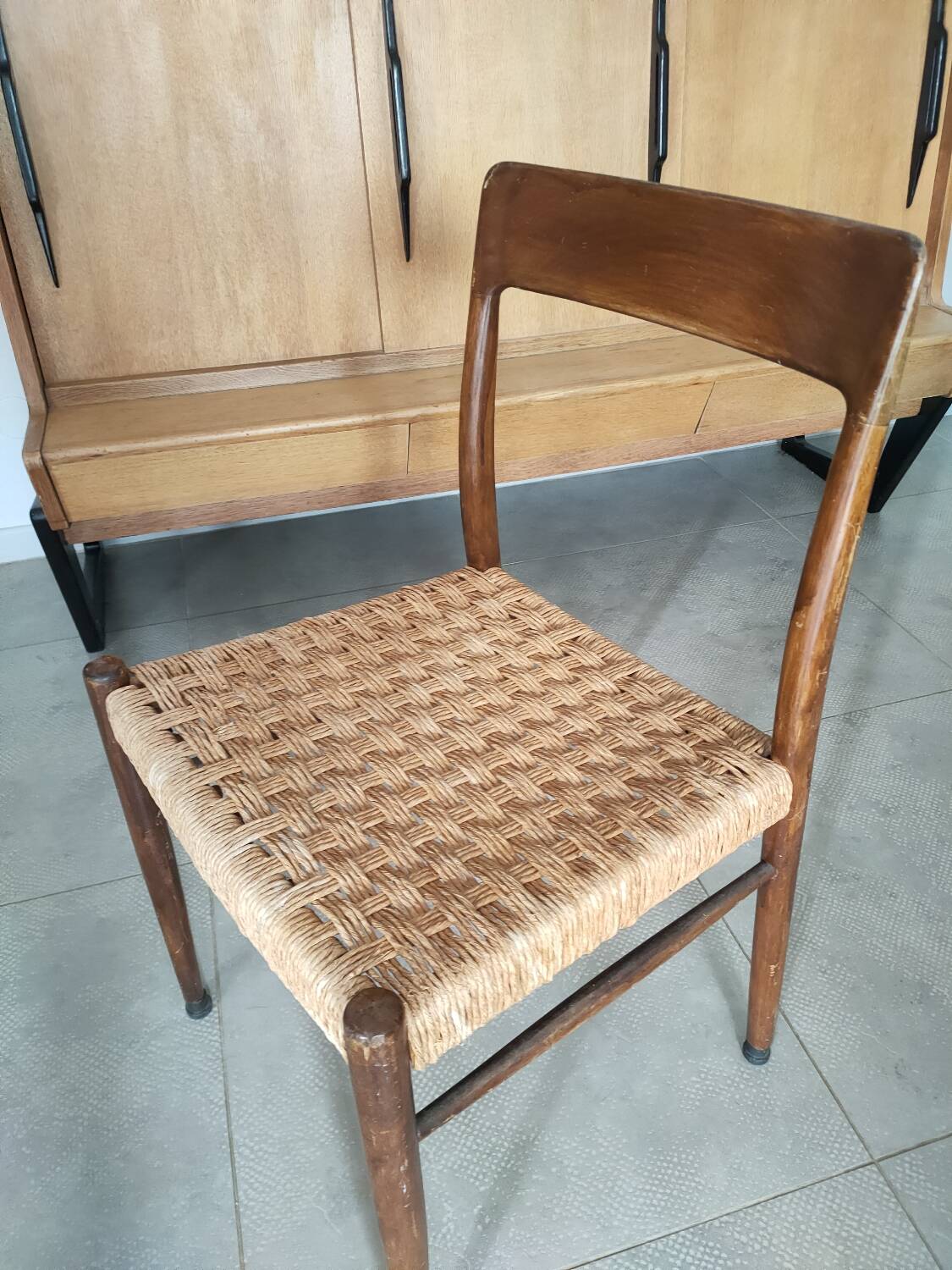 3 Scandinavian Moller chairs