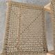 Pair of armchairs low solid wood and braided rope