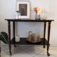 Desserte vintage sur roulettes