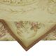 Handmade European Vintage Aubusson Kilim 237 cm x 290 cm