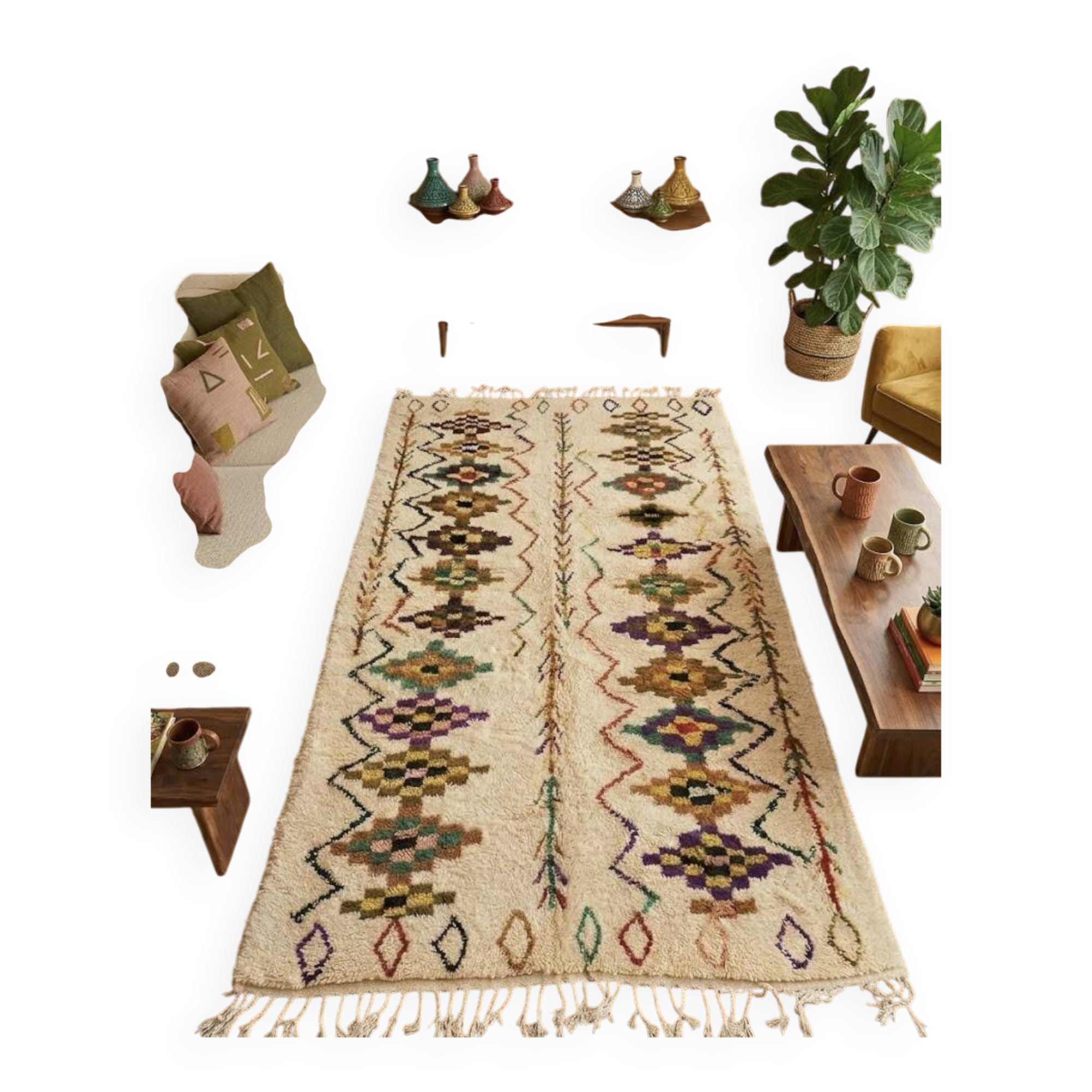 Azilal Berber rug - High Atlas cooperative