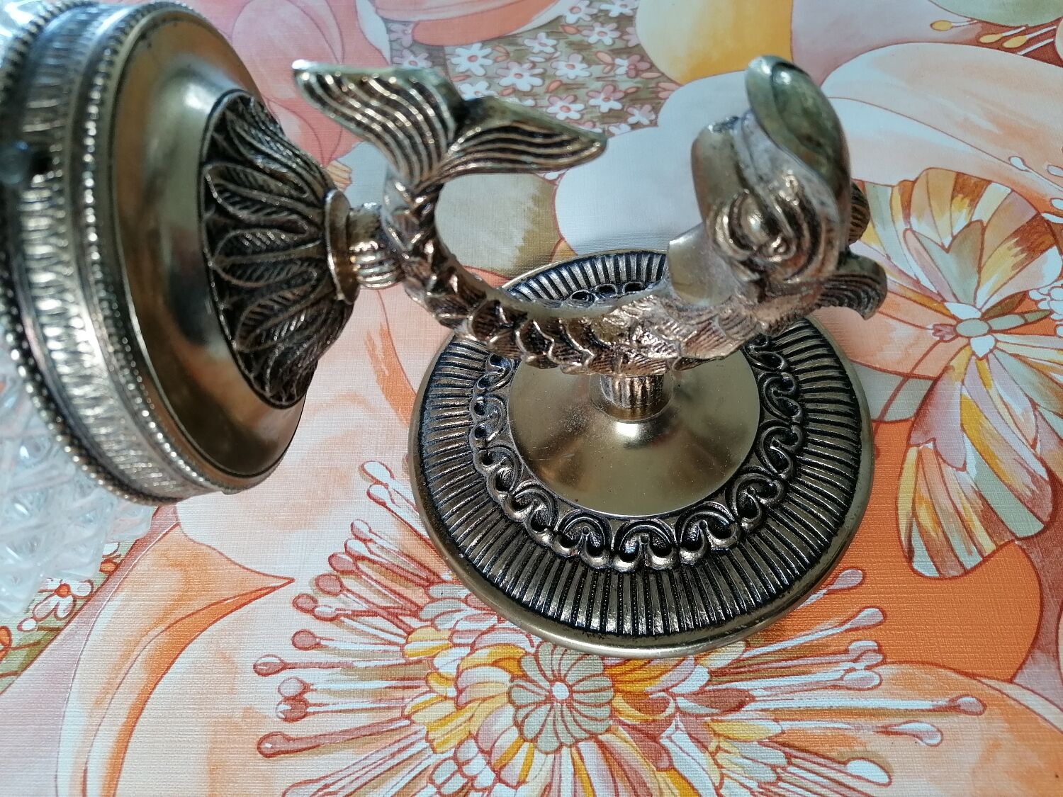 Pair of dolphin/fish sconces