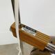 Eyeball floor lamp by Temde Leuchten, copper metal, teak and chrome, 70s.
