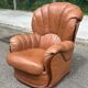 Salon en cuir cognac Alberto Nieri, Italie