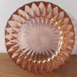 Vintage pink glass bowl
