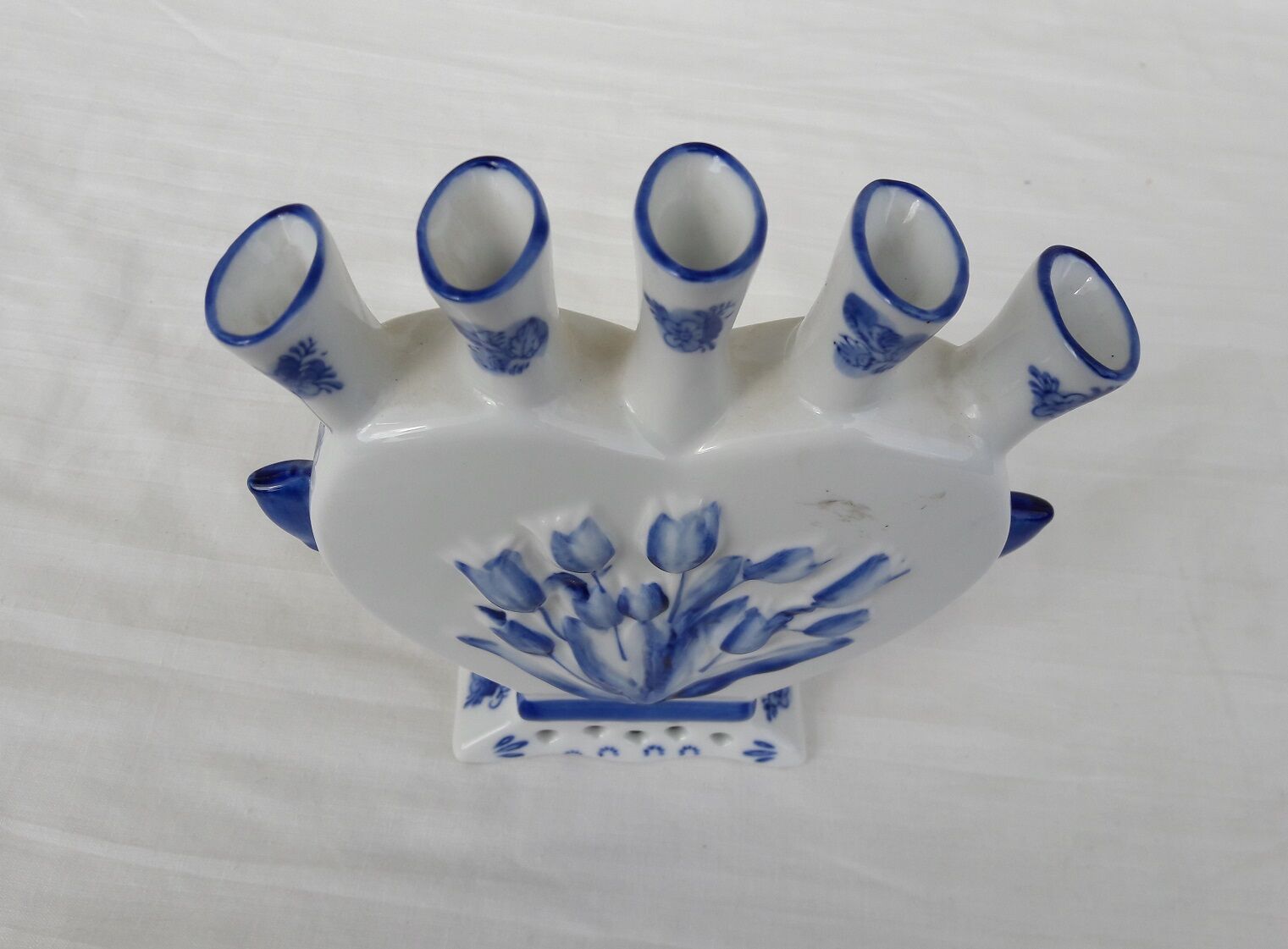 Delf flower vase