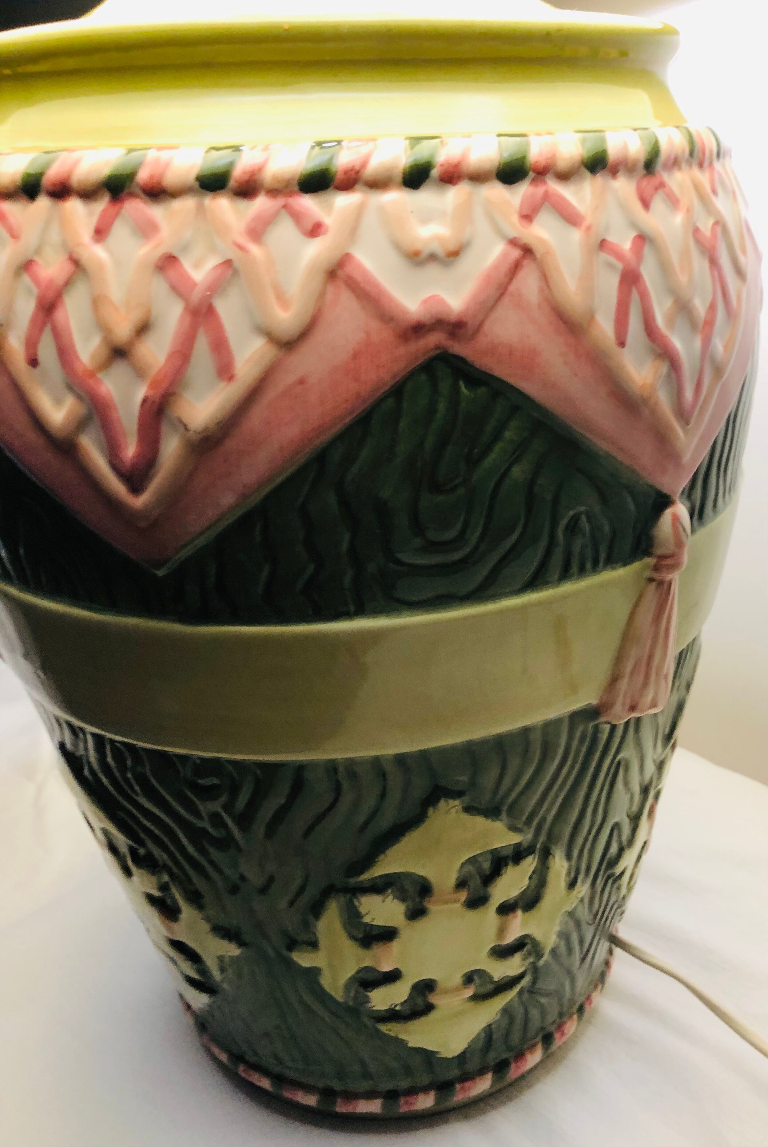 Colorful vintage lamp