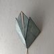 Vintage stained glass wall lamp 1970s