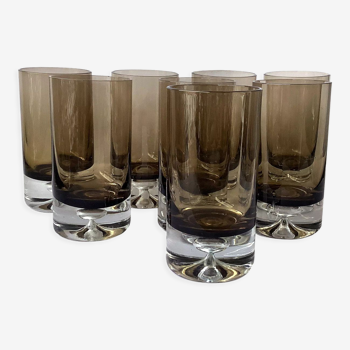 Lot de 8 verres Gral Germany design Roland Posch modèle Las Palmas