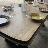 Solid wood dining table