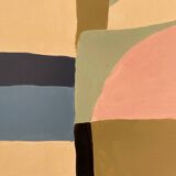 Abstract painting on paper