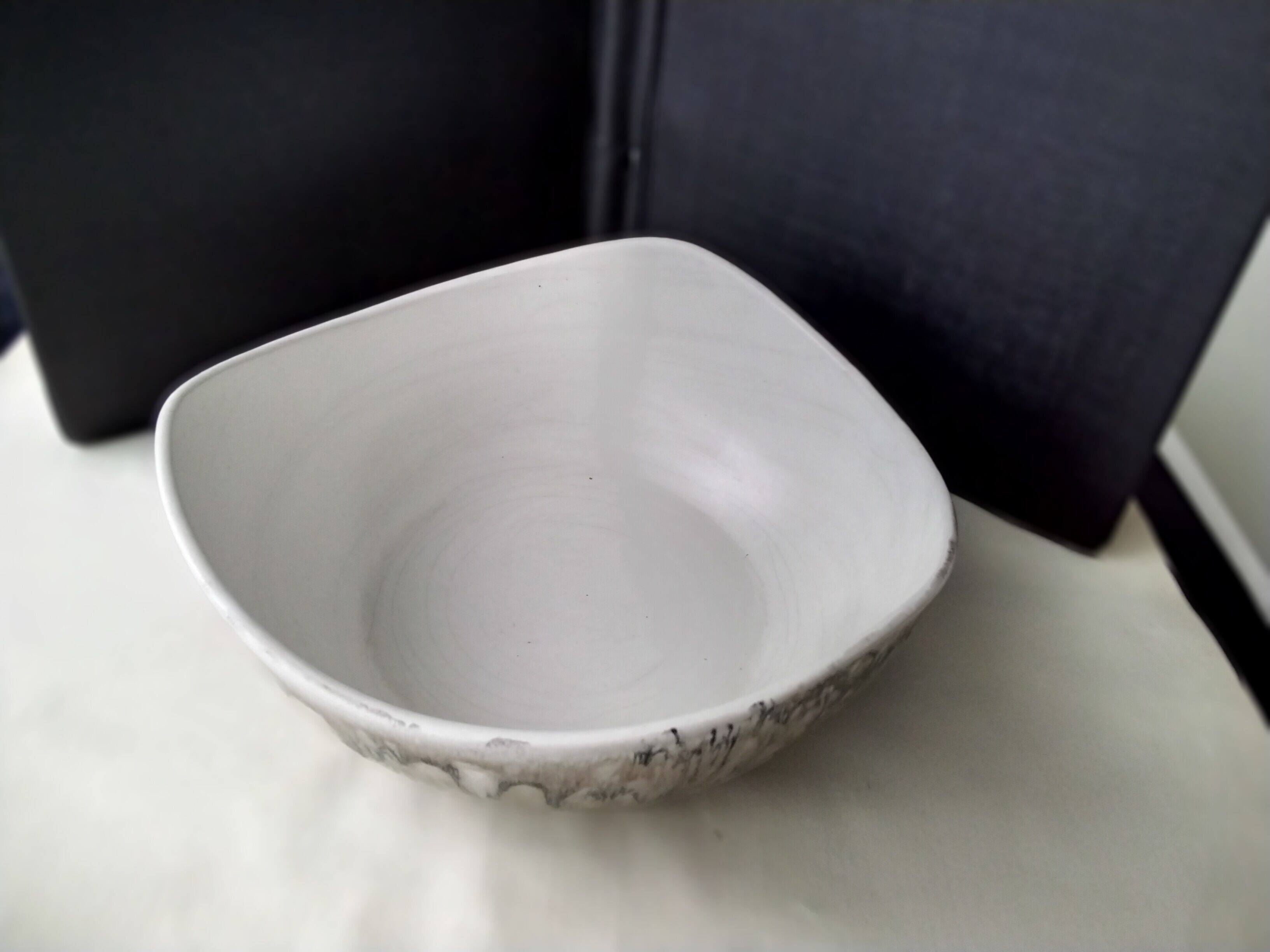 Niderviller ceramic salad bowl Ecume model