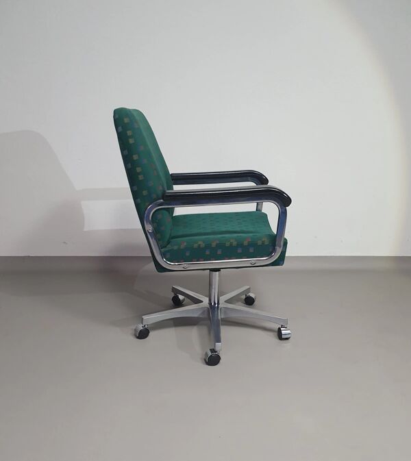 Chaise de bureau avec accoudoirs / pivotante / non réglable en hauteur